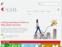 Tablet Screenshot of cael.org